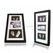 Babyprints Photo Frame Hands and Feet Portrait with 3Dshdow Box Frame